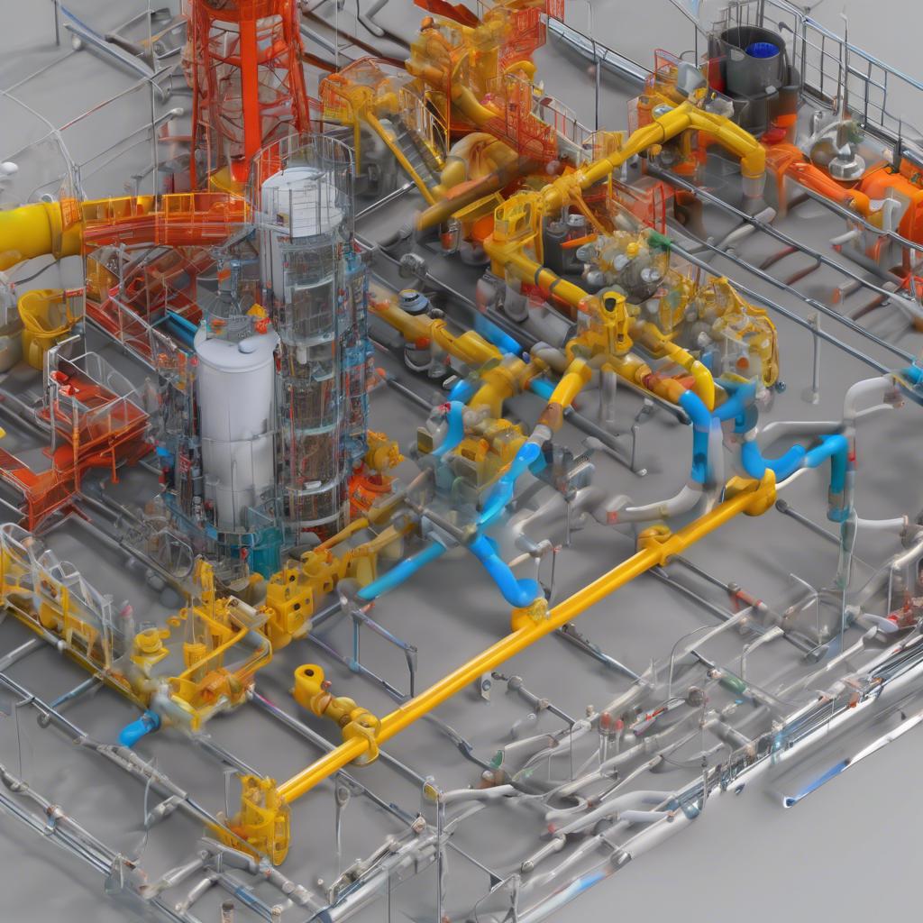 Oil pump with maintenance data visualization overlay